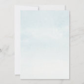 Oh Deer winter Baby shower Woodland Baby shower Kaart (Achterkant)