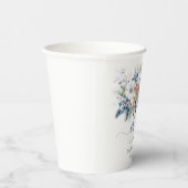 Oh Deer Winter Boy Baby shower Papieren Bekers (Rechts)