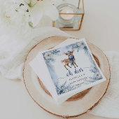 Oh Deer Winter Boy Baby shower servetten