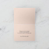 Oh Deer Winter Groen Baby shower Dank je kaart (Binnen)