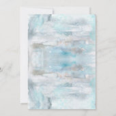 Oh Deer Woodland Animals Winter Boy Baby shower Kaart (Achterkant)