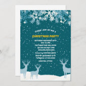 Oh Deer Woodland Animals Winter Kerstfeest Kaart (Voorkant / Achterkant)