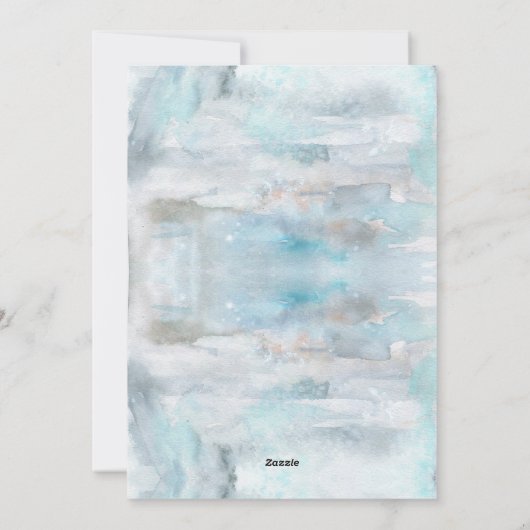 Oh Deer Woodland Animals Winter Merry Kerstry Feestdagenkaart (Achterkant)