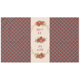 Oh Deer Woodland Antlers op Plaid Tafelkleed