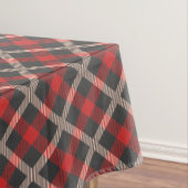 Oh Deer Woodland Antlers op Plaid Tafelkleed (Voorbeeld)