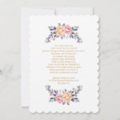 Oh Deer Woodland Baby Girl Douche Uitnodigingen (Achterkant)