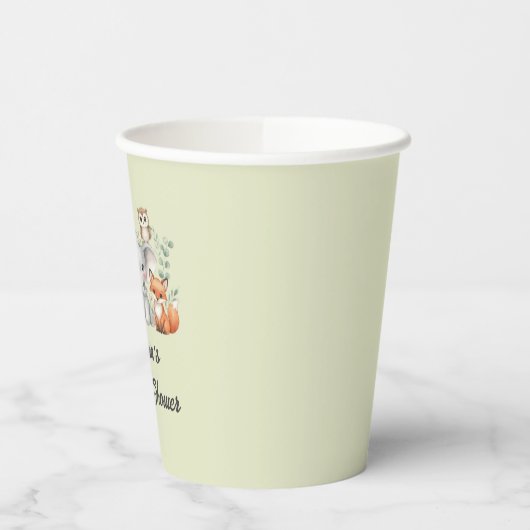 Oh Deer Woodland Baby shower Cups Papieren Bekers (Links)