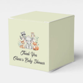 Oh Deer Woodland Baby shower gunstbox Bedankdoosjes
