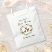 Oh Deer Woodland Baby shower Party Favor Bags Bedankzakje (Geknipt)