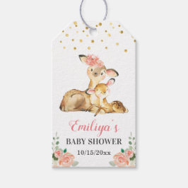 Oh Deer Woodland Baby shower Sprinkle Guest Favor Cadeaulabel