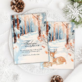 Oh Deer Woodland Bedankt dat je veel baby shower h