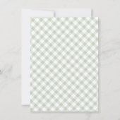 Oh Deer Woodland Herten Baby shower Bedankkaart (Achterkant)