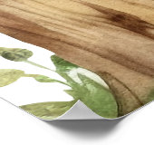 Oh Deer Woodland Herten Baby shower Welkomstbord Poster (Hoek)