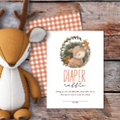 Oh Deer Woodland luier loterij ticket Informatiekaartje