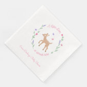 Oh Deer Woodland Theme Baby shower Servet (Hoek)