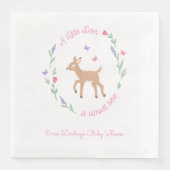 Oh Deer Woodland Theme Baby shower Servet (Voorkant)