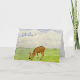 Oh Deer! Word snel gezond Kaart