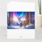 OH DEERIE ME - Christmas Reindeer Kaart (Achterkant)