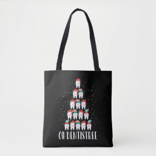 Oh Dentistree Funny Dental Surgeon Xmas tandheelku Tote Bag