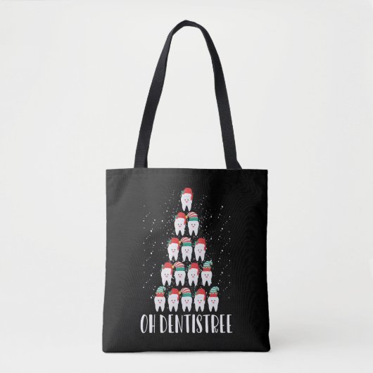 Oh Dentistree Funny Dental Surgeon Xmas tandheelku Tote Bag (Voorkant)
