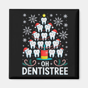 Oh Dentistree - Grappige Kerstboom Tandhygiëne Magneet