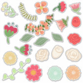 Oh, die  bloemen sticker (Voorkant)