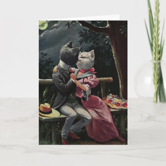 Oh, die liefde zou eeuwig  blijven kaart (Voorkant)