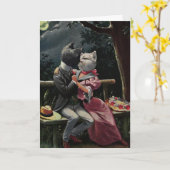 Oh, die liefde zou eeuwig  blijven kaart (Gele Bloem)