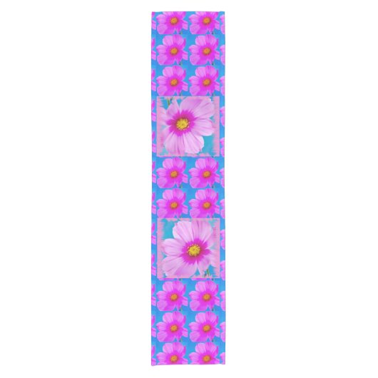 Oh die Roze Daisy's Table Runner Korte Tafelloper (Voorkant)
