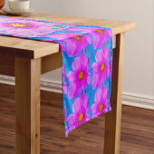 Oh die Roze Daisy's Table Runner Korte Tafelloper (Voorbeeld)
