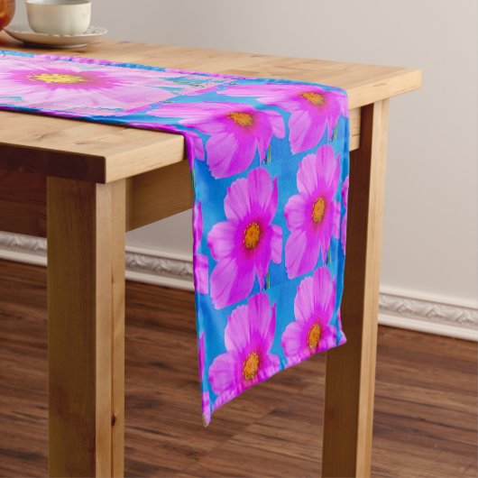 Oh die Roze Daisy's Table Runner Korte Tafelloper (Voorbeeld)