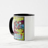 'Oh DIE Zone' Mok van handelaar twee-toon (Voorkant links)