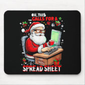 Oh Dit Roept Om Een Spreadsheet, Grappige Excel Ch Muismat (Voorkant)