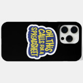 Oh dit vraagt om een spreadsheet Case-Mate iPhone case (Achterkant (horizontaal))