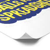 Oh dit vraagt om een spreadsheet poster (Hoek)