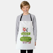oh donut zelfs aarzelen om te genieten schort (Gedragen)