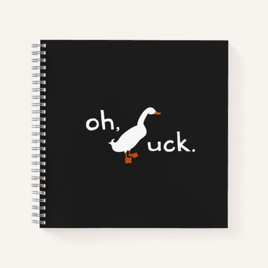 Oh Duck notebook Notitieboek (Voorkant)