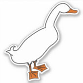 Oh Duck Vinyl Sticker (Voorkant)