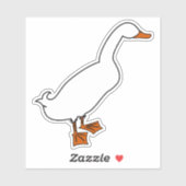 Oh Duck Vinyl Sticker (Vel)
