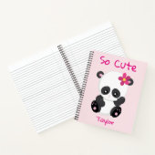 Oh dus Cute Panda Beer Notitieboek (Binnen)