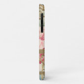 Oh dus Girly Pink en Gold  Floral Case-Mate iPhone Case (Achterkant/links)