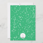 Oh dus heel prettige Confetti 2 Foto Collage Feestdagenkaart (Achterkant)