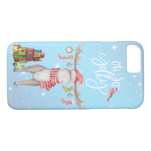 Oh dus Jolly - Merry Chris Moose Case-Mate iPhone Case (Achterkant (Horizontaal))
