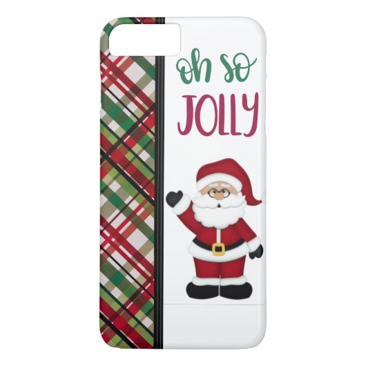 Oh dus Jolly Santa Design Case-Mate iPhone Case (Achterkant)