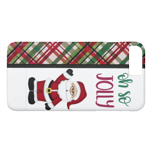 Oh dus Jolly Santa Design Case-Mate iPhone Case (Achterkant (Horizontaal))