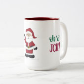 Oh dus Jolly Santa Design Giant Coffee Mok (Voorkant rechts)