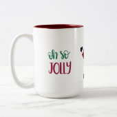 Oh dus Jolly Santa Design Giant Coffee Mok (Links)