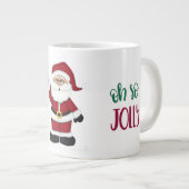 Oh dus Jolly Santa Design Grote Koffiekop (Voorkant rechts)