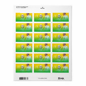 Oh dus Jolly Simple Script-kerstfoto-adres Etiket (Full Sheet)