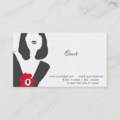 Oh dus Trendy | Vrouw Model Actress Mode Visitekaartje (Achterkant)